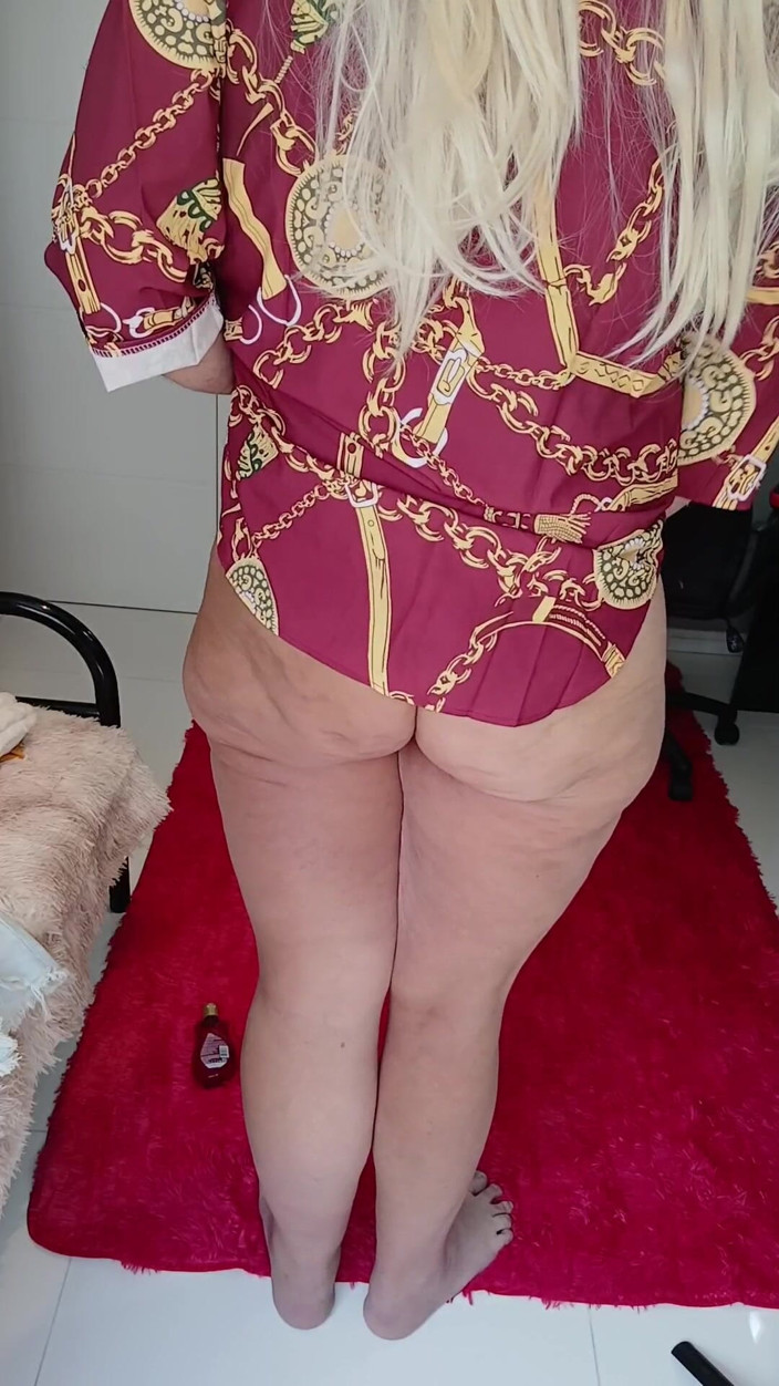 Sexy ass CDzinhafx: Wearing a Little Dress and String Bikini Bottoms, Leaving a...