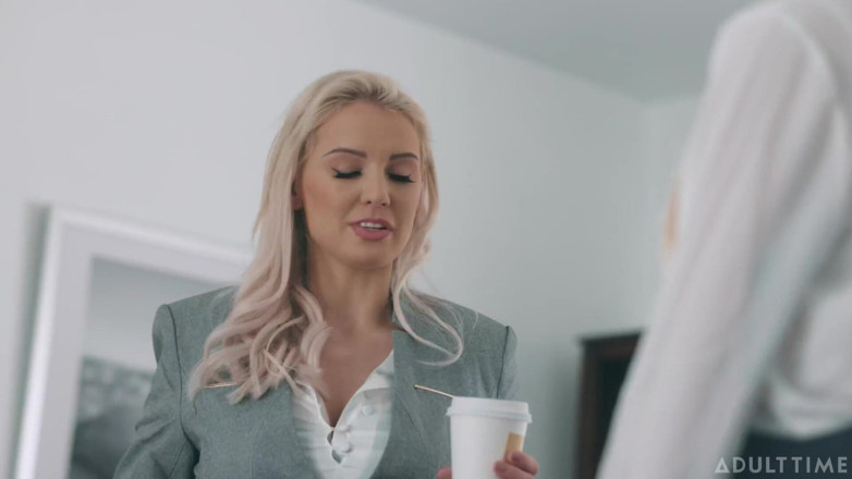 Adult Time: Adult Time - Lesbian Intern Haley Reed Seduces Boss Kenzie Taylor...