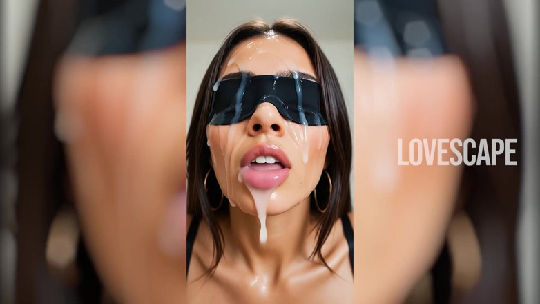 Lovescape: Hot Brunette Blindfold Pound: Total Sensory Overload