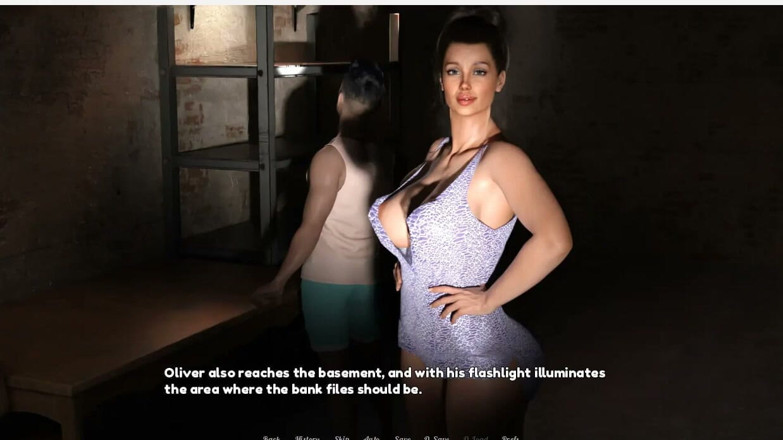 XXX Games Bunk: Perfect Housewife - Gameplay - Roleplay - Aunt Teases Nephew in Basement