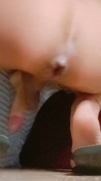 Ass Lips at the Tip of a Cock