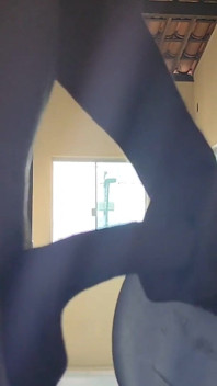 Stepdaddy Fucks the Water Bottle Through the Hole.