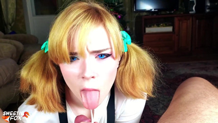 Sweetie Fox: Boyfriend facefuck student and doggy anal fuck