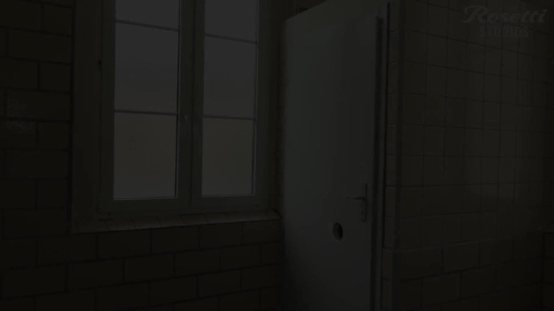 Rosetti: Lia Louise in the Station Toilet - Glory Hole