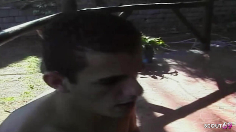 Shemale TS Collection: Het tranny knullad analt utomhus i en trekant med stora...