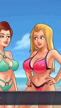 Summertime saga: tette del college gara in spiaggia ep 204