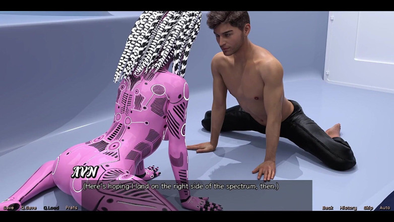 AVN Teller: Stranded in Space - Sexy Yoga with Ai Robot