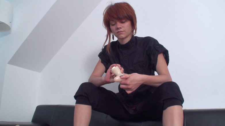 Foot Girls: Crushing dildo with feet