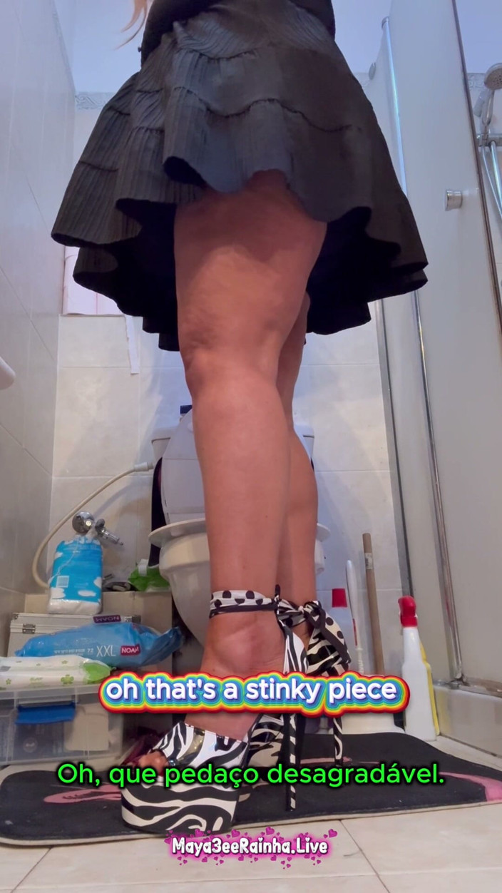 Goddess Maya3ee Rainha: Brasilianische bBW MILF harter strom pissen pOV