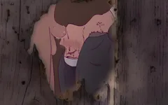 Une nonne s’imagine en train de se faire baiser devant et derrière dans une cabine de prière ! Hentai, dessin animé, parodie !