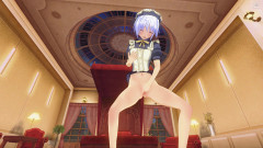 H3DC: 3D HENTAI služka masturbuje kundičku v pánově pokoji