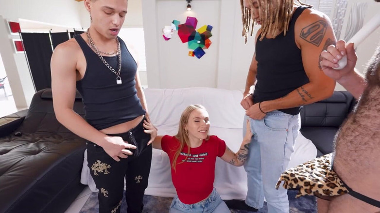 Angel Youngs: Blind Casting Ends in Orgy