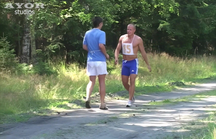 AYOR studios: He Caught Him During the Race and Seduced Him on...
