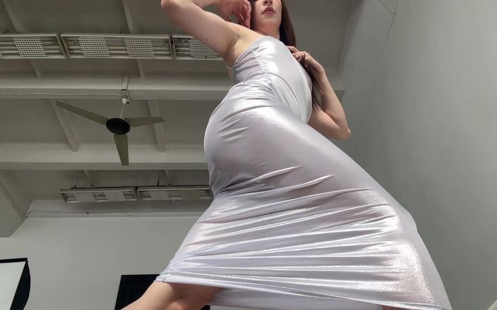 Skinny_lady69: Hete rekkende transparante jurk