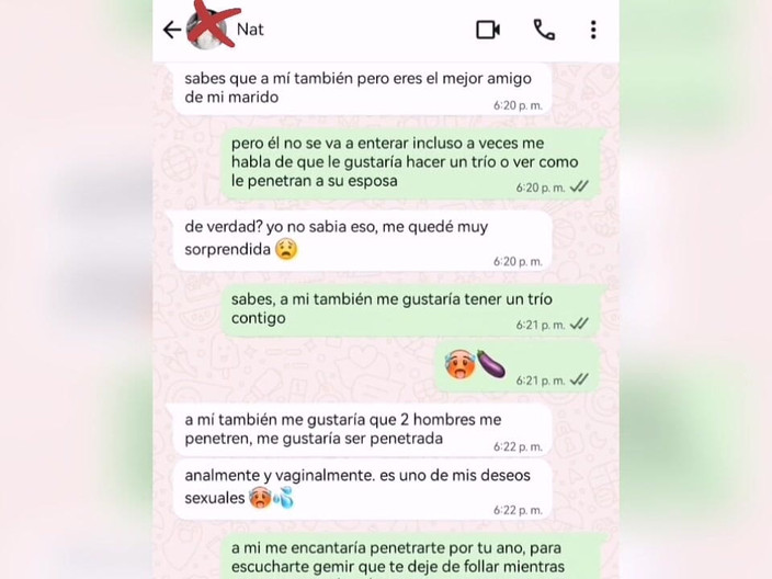 Natasha Caseros: 和我朋友老婆的热辣聊天，结局愉快