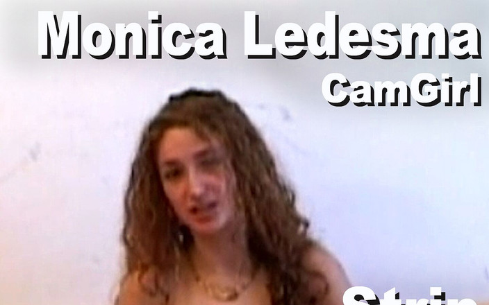 Edge Interactive Publishing: Monica Ledesma masturbuje v růžovém striptýzu