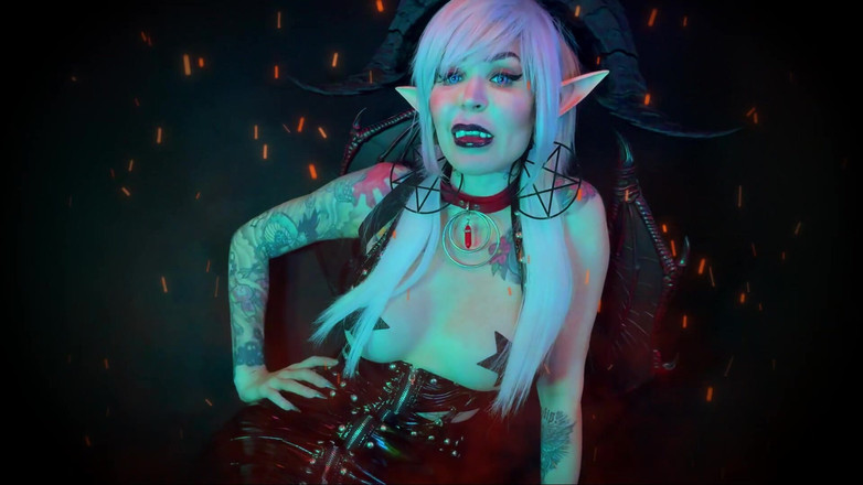 Baal Eldritch: Antrenamentul iadului la toaletă cu Demonness Baal - castitate, Ediție Caviar