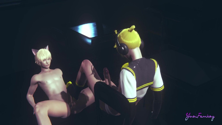 Yaoitube: Vocaloid Yaoi Femboy - Menemui Segala-galanya Len Boleh Lakukan Dengan Tubuhnya