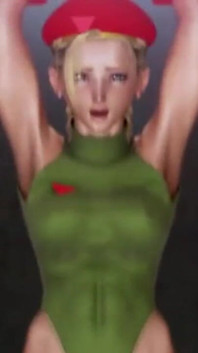 요가공을 신은 스트리트 파이터의 Cammy