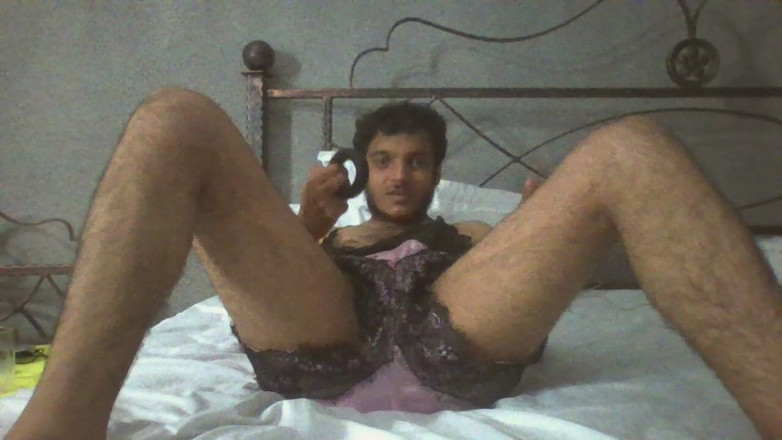 Alyssa Karim Merali: Sissy Plays with Her Toys Till She Orgasms