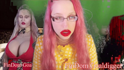FinDom Goaldigger: Orange big lips transformation