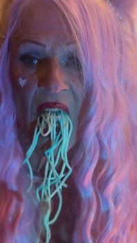 Being Fed Noodles From the Toilet