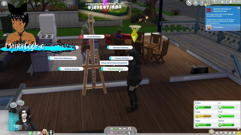 Manor Cookie: Sims 4 - Überarbeitet die Sims und eine MILF und eine goth MILF...