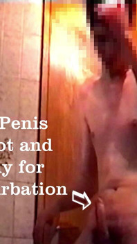 Showering and Hump Masturbation