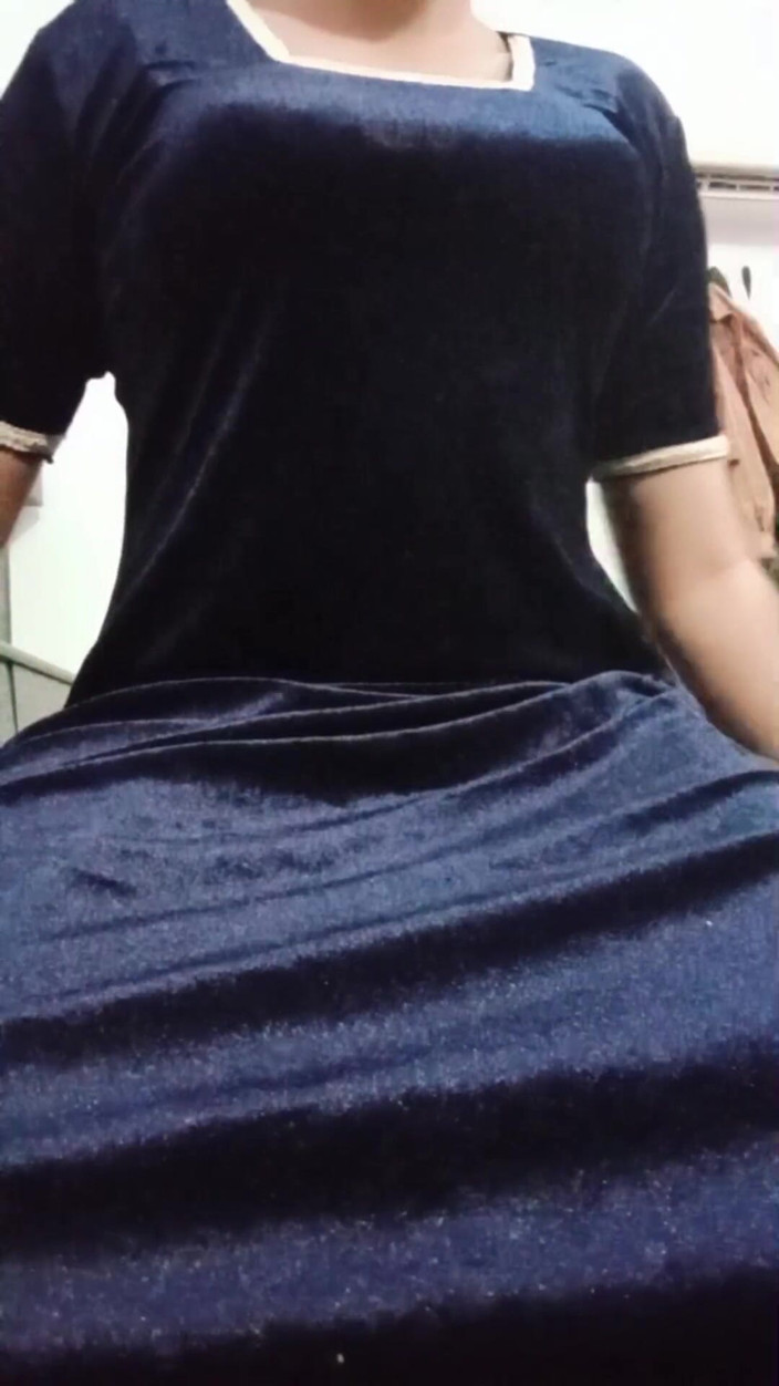 Gaurisissy: Indiana gay crossdresser gaurisissy sentindo tesão em azul Salwar Kurta