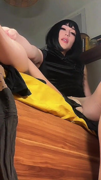 Seducing Nylon Sissy Femboy Foot Fetish