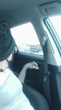 Risky Masturbation in Front of Strangers and Cumshot