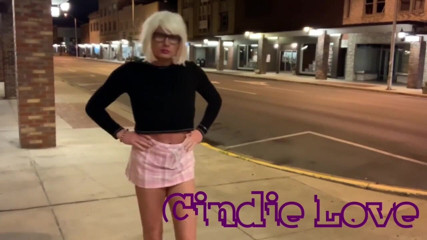 CindieLove: Fantastisk het slampa sissy korta kjol trosor