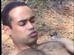 Playful young tranny Carol with big boobs proposed her friend to withdraw in the nearest forest thumbnail