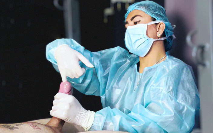 DominaFireOfficial: Медицинская сессия введение пальца в уретрет и не до оргазм