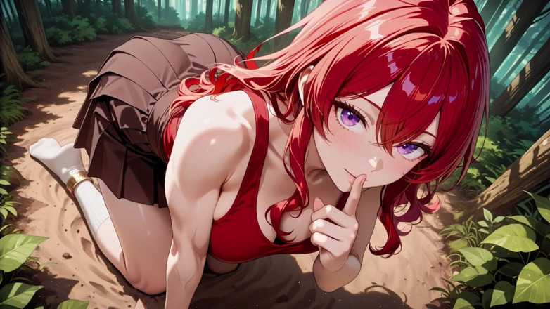 Tay Swift X: Fiery Redhead Bombshell Passionate Forest Fuck – Skirt &amp; White Stockings Dripping