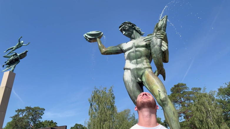 Straight ish Jake Grand: Praising Tiny Cock on Vacation