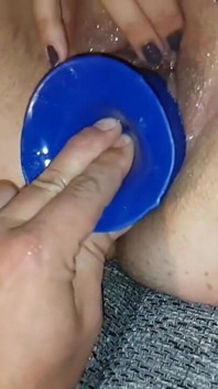 Ošukaná 9cm tlustým modrým robertkem