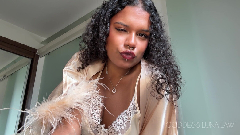 Goddess Luna Law: Satynowy JOI