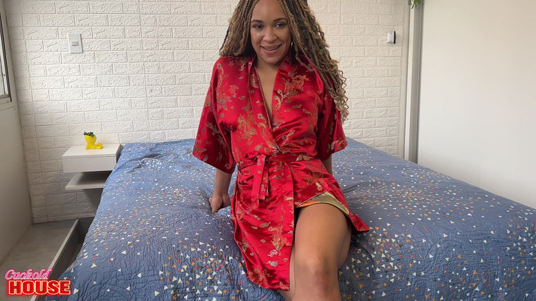 CuckoldHouse: 남친에게 말하지 않고 오쟁이 진 남편 집에 가는 젊은 브라질 소녀 - 쓰리섬