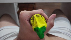 Lkdick8: Stříkání s barevným kondomem