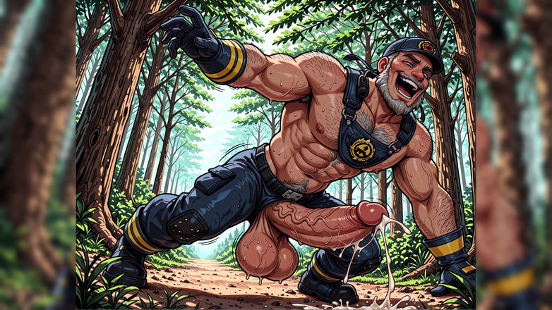 Erotic Man: बड़े के साथ नग्न सबसे हॉट फायरब्रिगेड