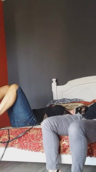 FFM session # 17 handjob zum spanking