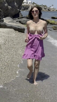 Blankziehen am strand