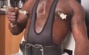 Black smoking muscle stepdad: Smoking Muscle Tit Pump &amp;amp; Big Oiled Bodybuilder Butt Prostate Play