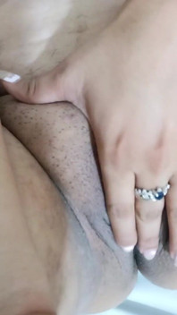 Nackte Sexshow Masturbation, Spezieller Finger Und Dildo