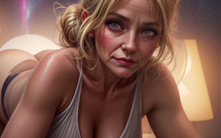 AI Porn: Sexy ai-modell - schmutzige blondine