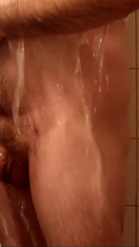 Chubby Gay in Shower