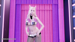 3D-Hentai Games: [MMD] AOA - ShortHair Ahri gorąca striptiz league of legends KDA