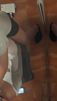 MILF Tied to a Chair and Fucked in the Mouth and Pussy