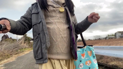 megu2002: No121 Masturbation auf der Straße mit einem frühen Spaziergang am...